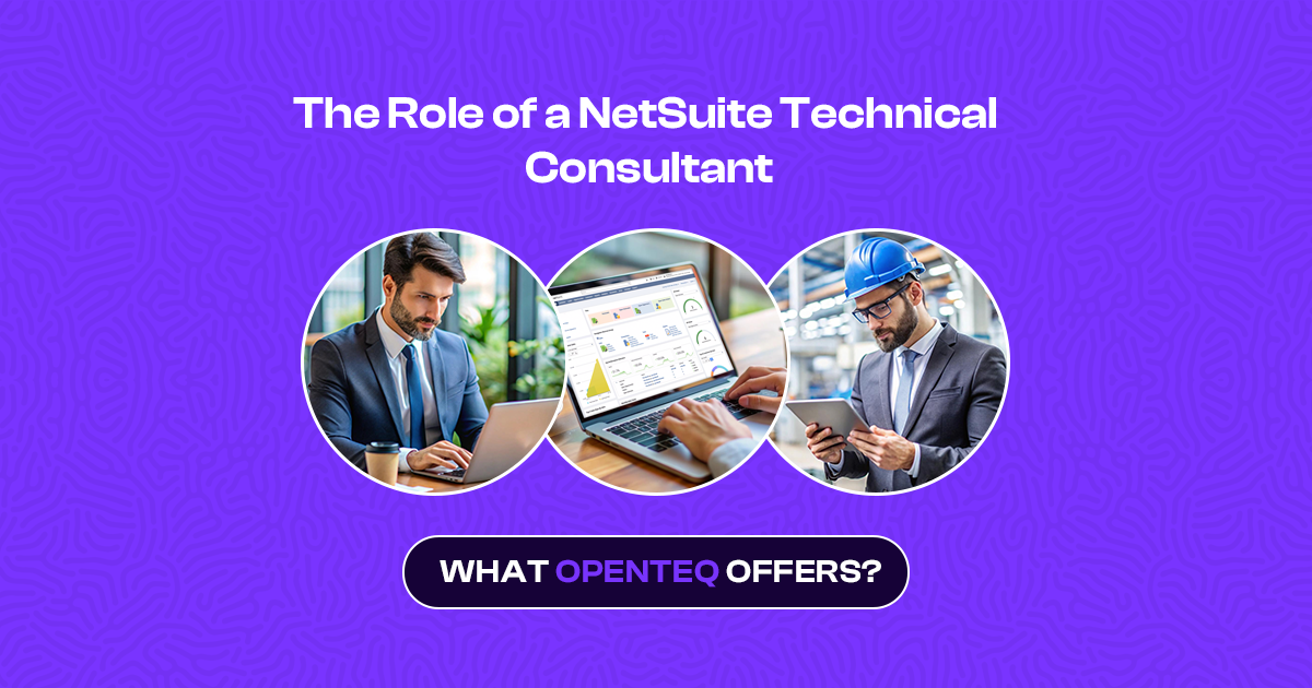 The Role of a NetSuite Technical Consultant: What OpenTeQ Offers!