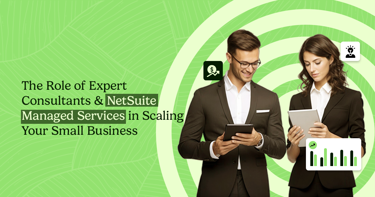 The Role of Expert Consultants & NetSuite Managed Services in Scaling Your Small Business